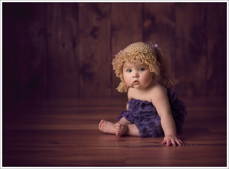 adorable baby girl studio session Ajax ON