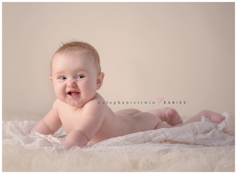 Toronto studio photography session with 6-month baby girl