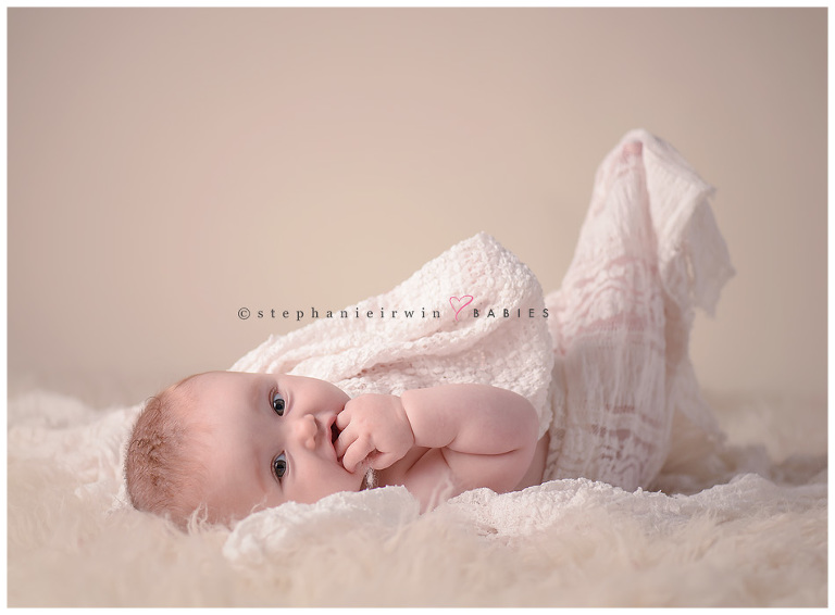 Toronto photography studio session of 6-month baby girl