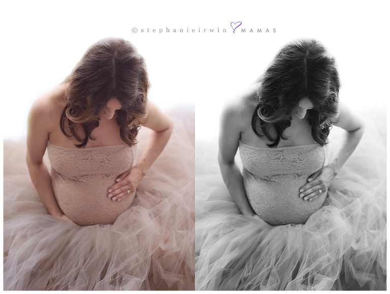 tutu dress maternity session